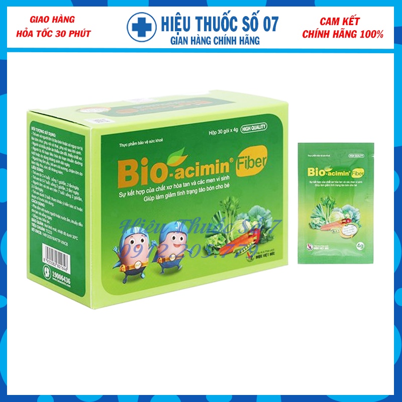 Bio Acemin Fiber - Giúp cân bằng hệ vi sinh đường ruột, giảm táo bón, để cho trẻ có một cơ quan tiêu hóa khỏe mạnh.