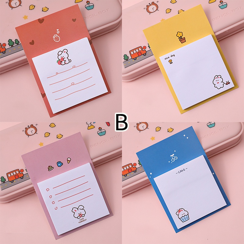 Set 30 tờ giấy ghi chú hình động vật dễ thương