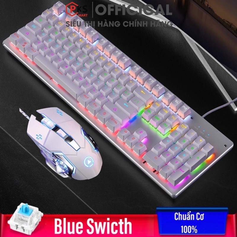 COMBO Chuột Bàn Phím Cơ Gaming ZK3 Và G15 Gaming cao cấp, nhiều chế độ led, phím tạch tạch cảm giác chơi game cực đã