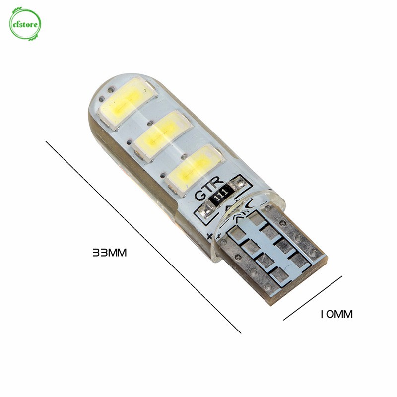 CF T10-5630 Silicone Bulb LED Lamp Turn Signal Side Lamp Sun Daylight Car License Plate Width Lamp