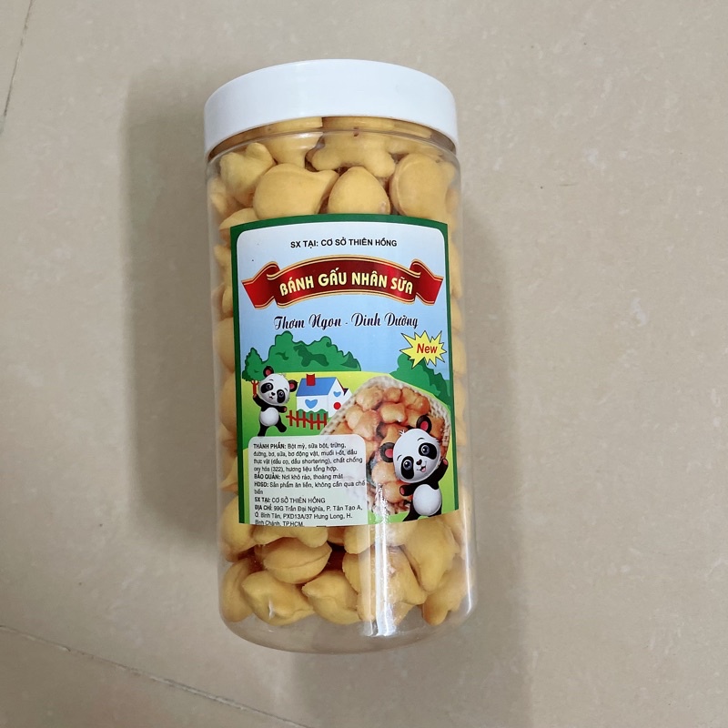 Bánh gấu thiên hồng mix 3 vị hũ 500gr