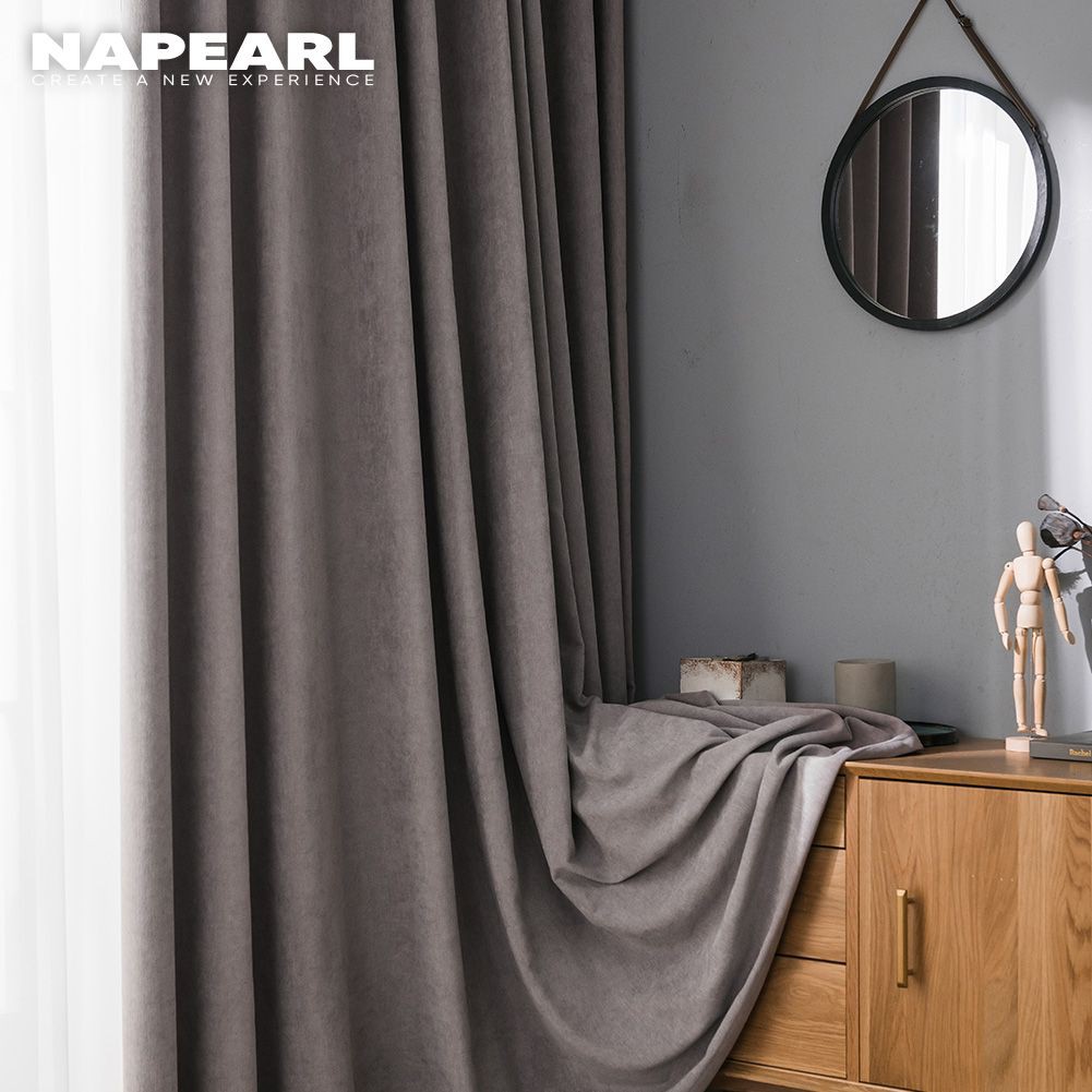 Rèm cửa Napearl dây cách nhiệt có móc treo cao cấp cho phòng ngủ