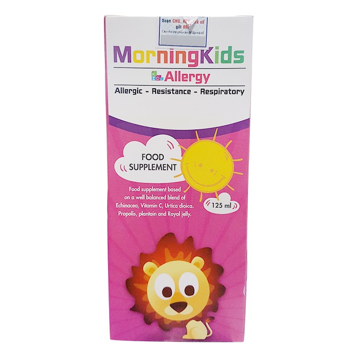 ✓ [CHÍNH HÃNG] TĂNG SỨC ĐỀ KHÁNG CHO BÉ MORNING KID ALLERGY | Shopee Việt  Nam