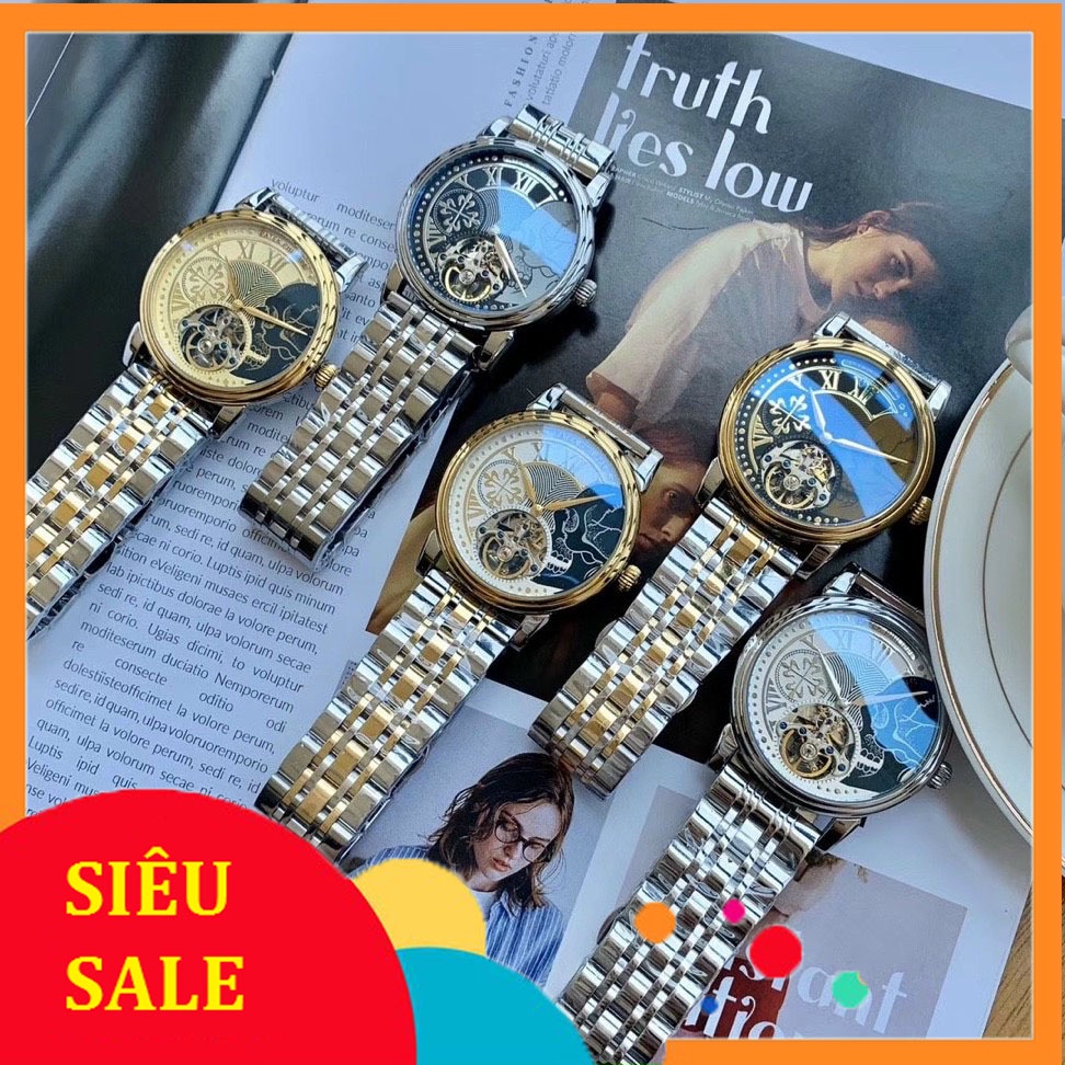 Đồng Hồ Nam Thương Hiệu Patek Philipe Đẳng Cấp Chạy Cơ Chống Nước,Chống Trầy Xước Cao Cấp Size 40m,Đồng Hồ Chính Hãng 03
