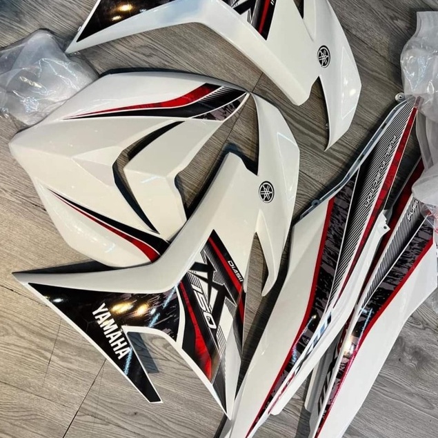 Tem Rời Exciter Mx King 150 Dán Xe Trắng - Tem Chuẩn Hình