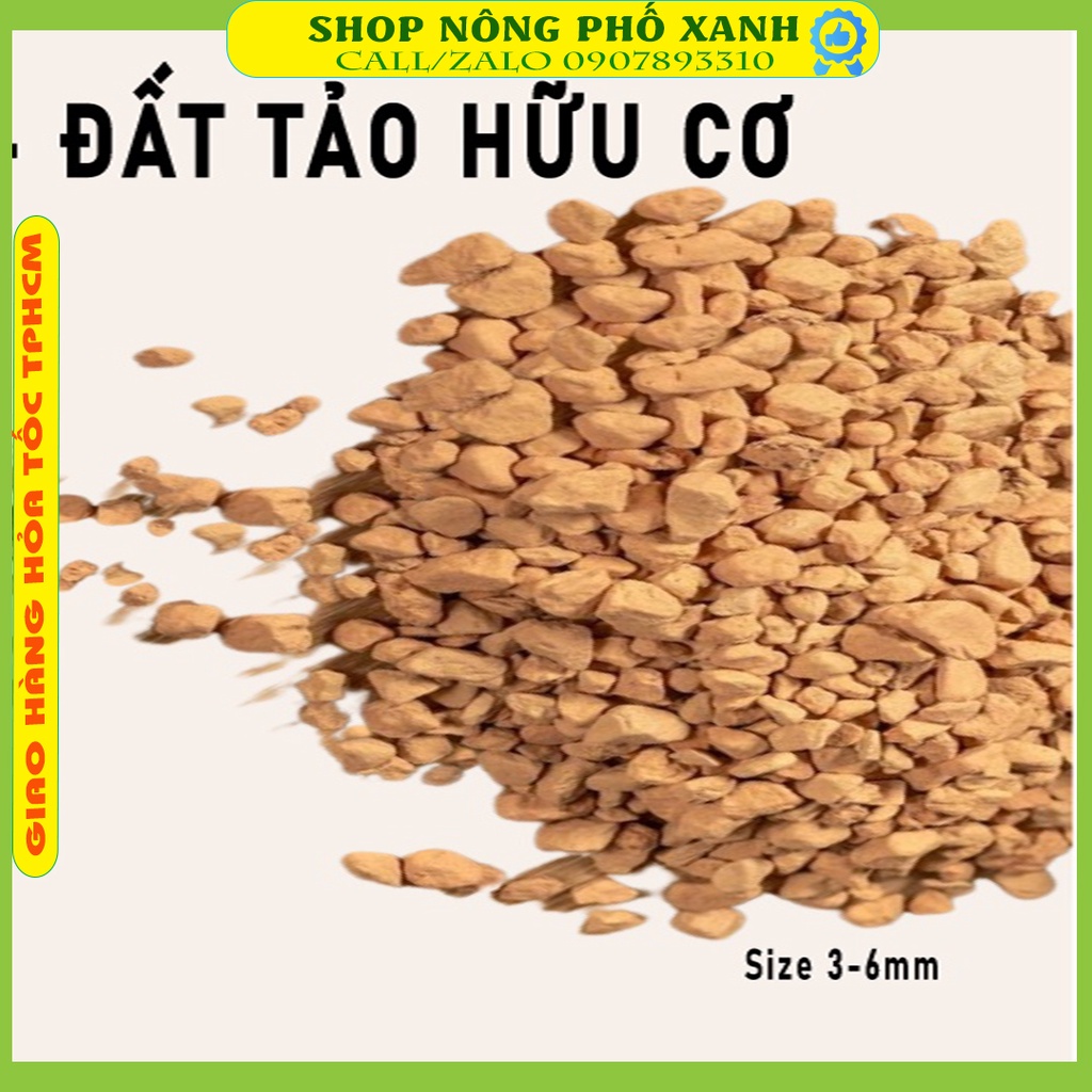 Akadama Đất nung Nhật Bản, Kanuma,đá samato,đá pumice,đá diatomite,đá nham thạch, đất trộn bonsai, sen đá nhiều size 1kg