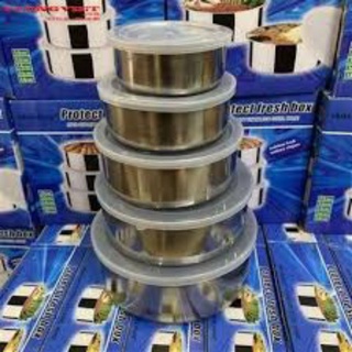 BỘ 5 THỐ INOX PROTECT FRESH BÕ