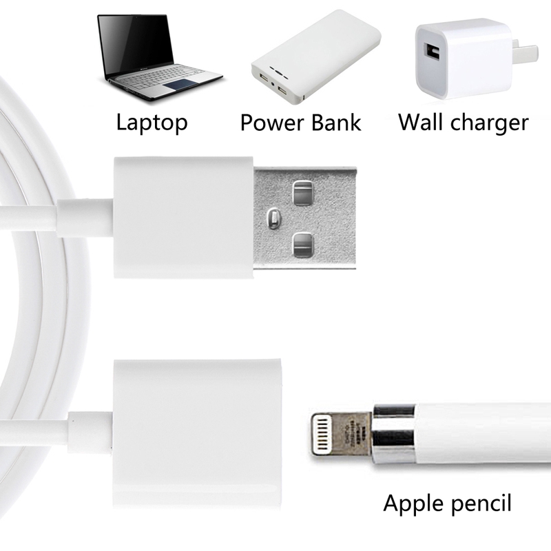 Cáp sạc chuyển đổi USB dài 1m thích hợp cho Apple iPad Pro Pencil