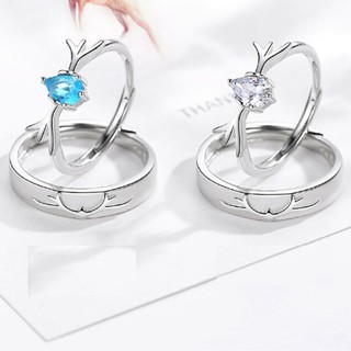 Nhẫn bạc đẹp ❤ FREESHIP ❤ Nhẫn Bạc 925 cặp đôi tình yêu trọn đời