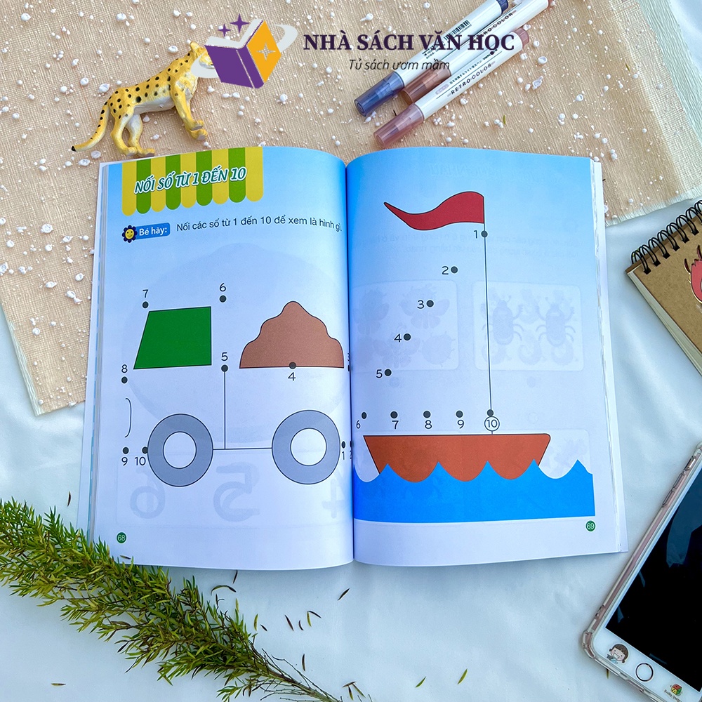 Sách - Combo Toán Tư Duy Và Thẻ Cho Bé Từ 3-4 Tuổi