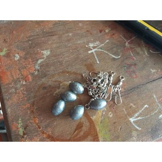 chì câu cá nhiều size gram