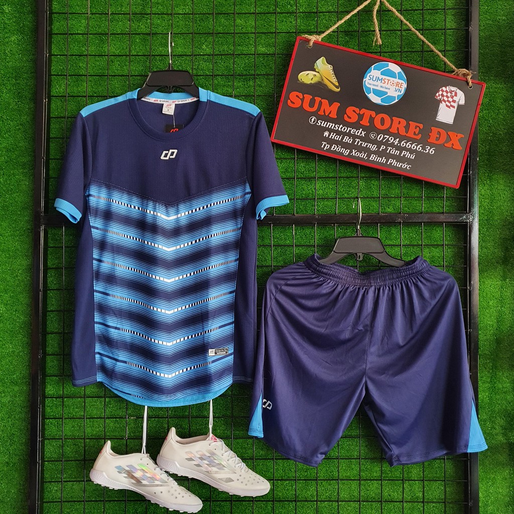 Lengend Da - Áo Đá Banh Không Logo CP Sport  Vải Mè Kim Cao Cấp