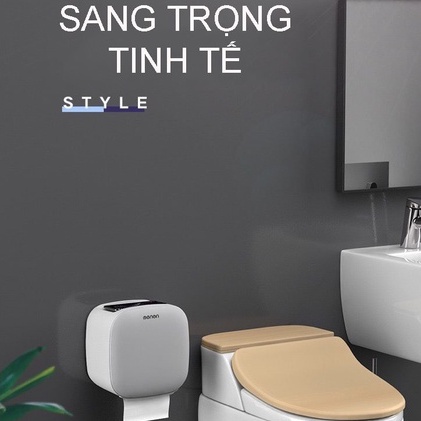 Hộp Đựng Giấy Vệ Sinh Treo Tường Nhà Tắm, Giá Kệ Treo Tường Đa Năng Cao Cấp