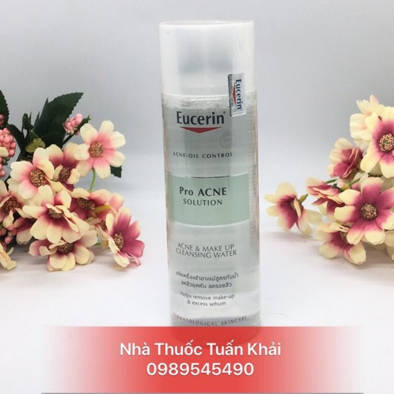 Nước Tẩy Trang Eucerin Acne Oil Control Dưỡng Trắng - Dành Cho Da Mụn - Bot 200ml