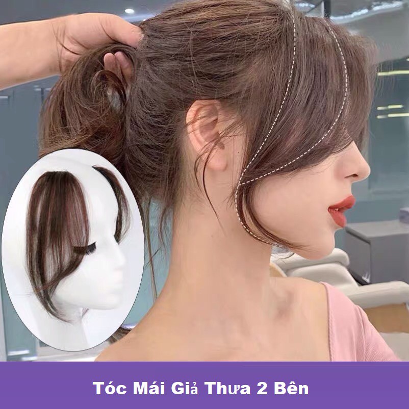 Tóc Giả Mái Dài Hai Bên [Lovehairs] Tóc Giả Nữ Phong Cách Hàn Quốc - Tóc Giả Đẹp Siêu Mượt Siêu Đẹp- Mã TG18