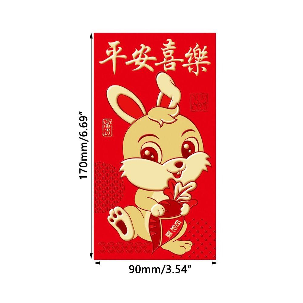 FOREVER Bộ 18 Bao Lì Xì Đỏ Hoạt Hình Năm Mới Cho Năm Mới Hongbao 2023