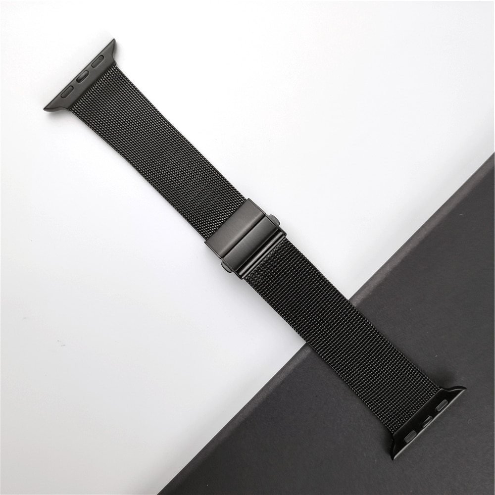 Dây Đeo Bằng Thép Không Gỉ Cho Đồng Hồ Thông Minh Apple Watch Iwatch Series 5 6 Se 44mm 40mm 42mm 38mm