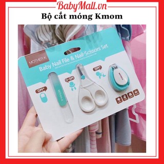 Bộ cắt móng tay kèm nhíp/dũa Kmom