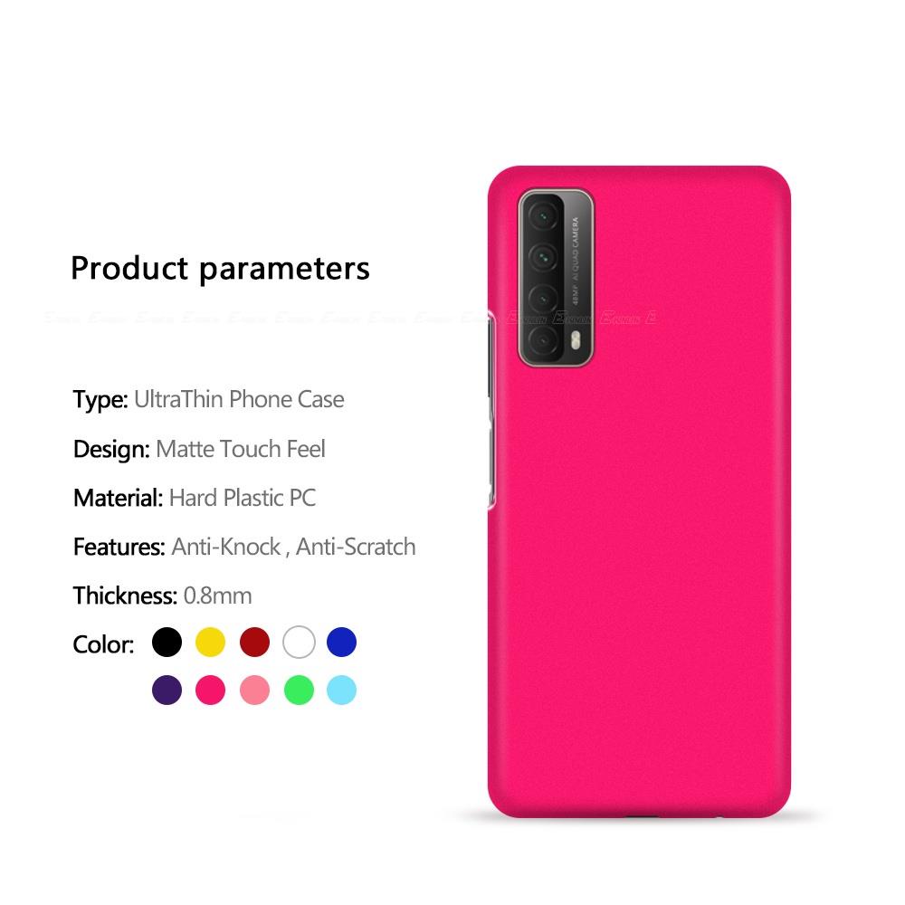 Ốp Điện Thoại PC Cứng Siêu Mỏng Mặt Nhám Cho Huawei P Smart Plus 2018 2019 2020 2021 S Z Pro