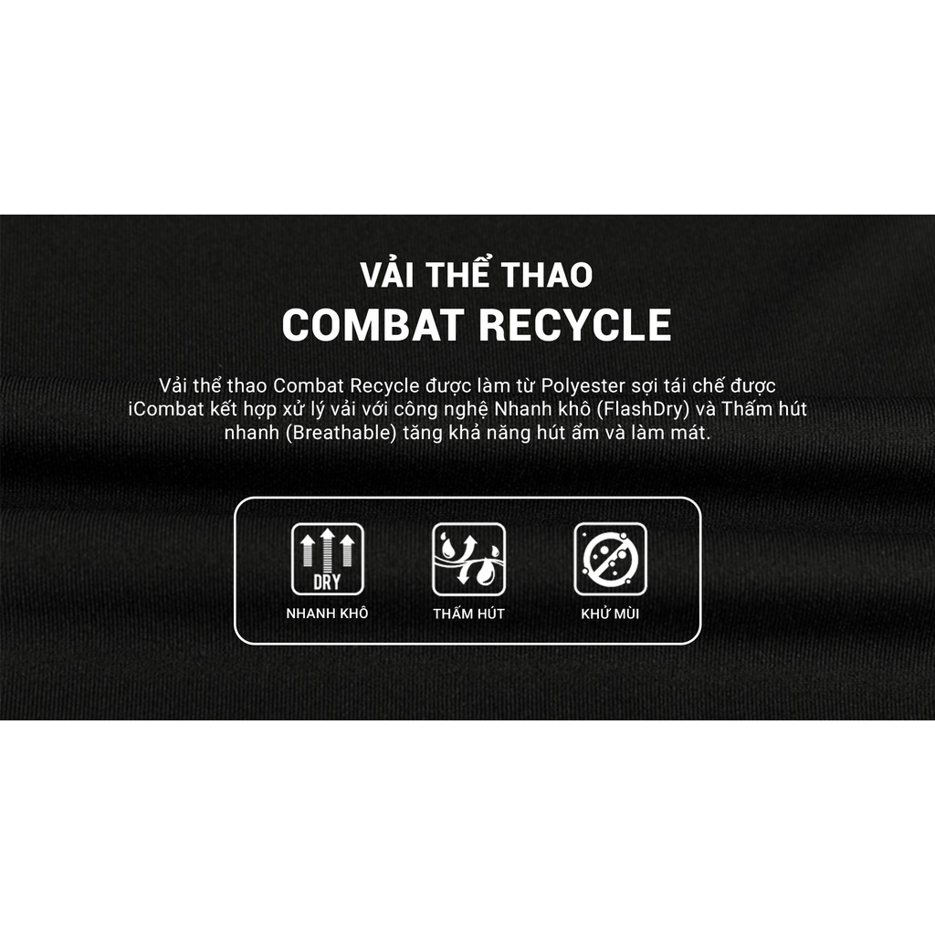 Quần legging nam ngắn iCombat Quần leging short đùi bó tập gym cho nam