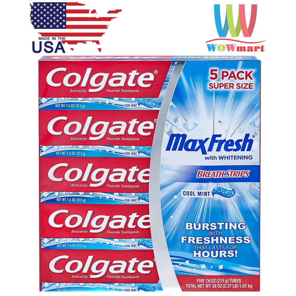 Kem đánh răng Colgate Maxfresh 230g tặng bản chải