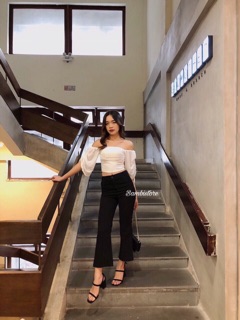 Quần tây loe nhẹ