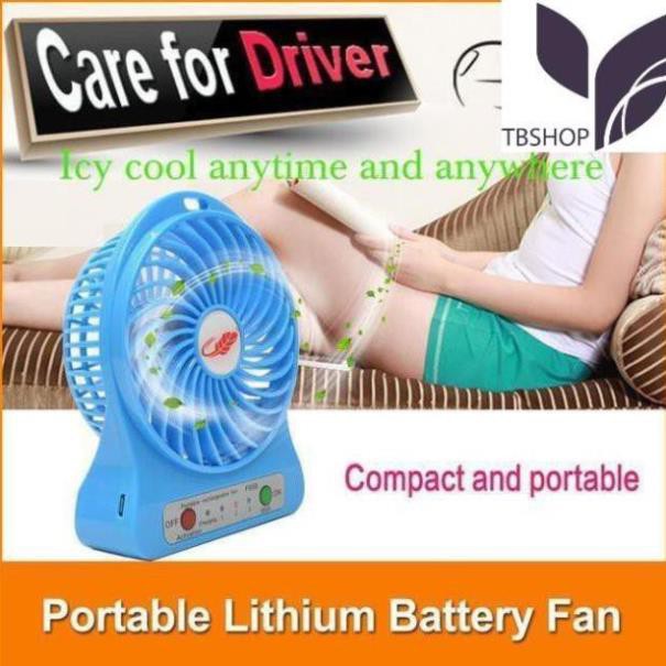 Quạt Sạc Tích Điện USB mini Fan