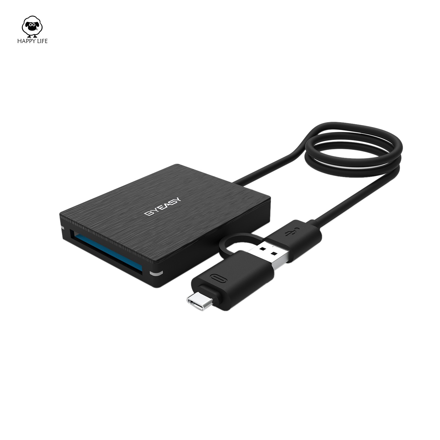 Đầu Đọc Thẻ Nhớ Byeasy Uc-91 Cfast 2.0 Có 3 Cổng Kết Nối Usb 3.0
