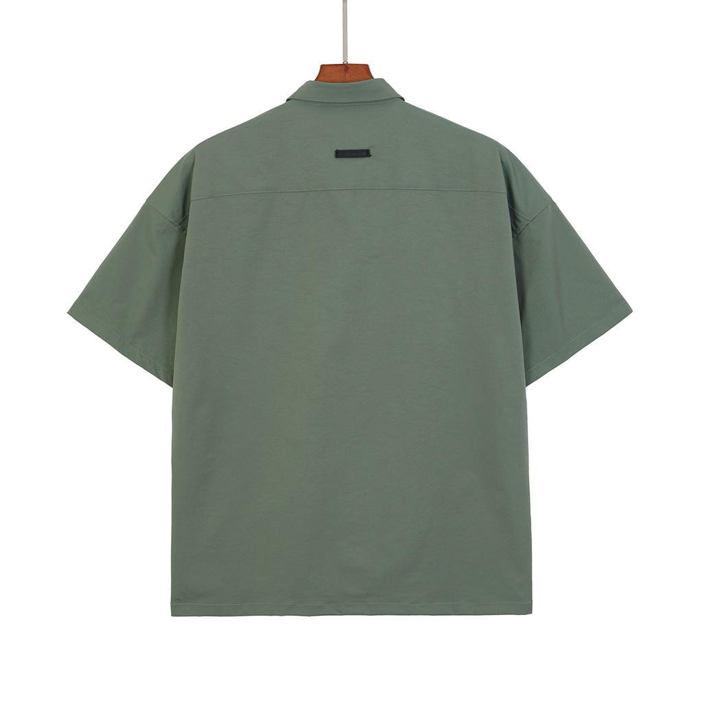 Áo sơ mi nylon tay ngắn thay đổi màu sắc FEAR OF GOD 7TH FOG phong cách đường phố