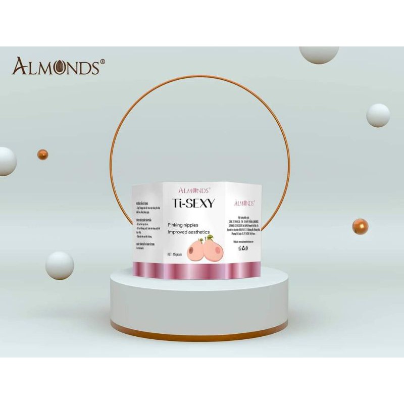 [ CAM KẾT HỒNG SAU 7 - 10 NGÀY SỬ DỤNG ] kem làm hồng nhũ hoa almonds ti & sexy 148gr | BigBuy360 - bigbuy360.vn