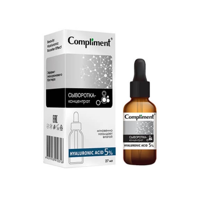 Serum Compliment 5% Hyaluronic Acid Cấp ẩm 27ml
