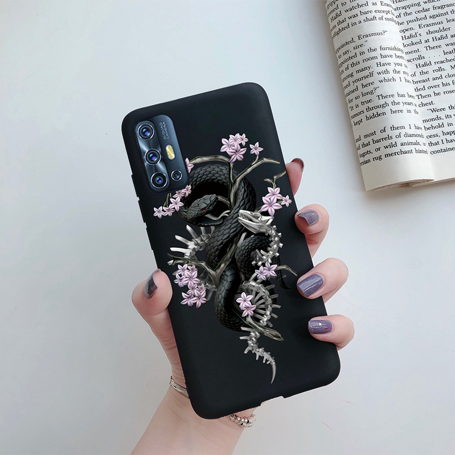 Ốp Điện Thoại TPU Silicone Mềm Nhám Họa Tiết Thời Trang Cho Vivo V17 V 17 Pro V19 Neo V 19 1919 1909 1910