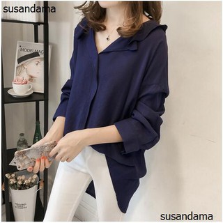 Áo Cánh Dơi Cổ Chữ V Phong Cách Hàn Quốc Cho Nữ