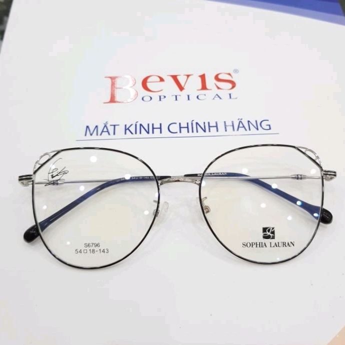Gọng kính mắt to kim loại càng bọc nhựa siêu bền đẹp