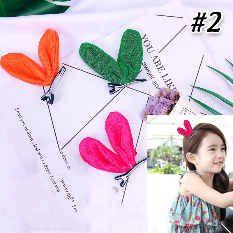 BỘ 2 CÁI KẸP TÓC XINH KUTE KHÓ ĐỠ CHO SELFIE P1166
