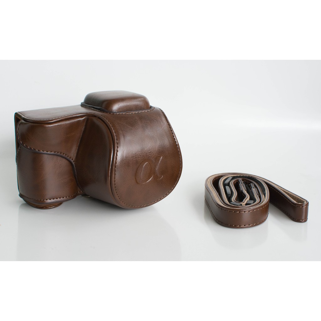 Thế hệ thứ ba SONY NEX-5T NEX-5R Vỏ da máy ảnh hai mảnh chuyên dụng / Túi đựng máy ảnh Vỏ bảo vệ Vỏ 