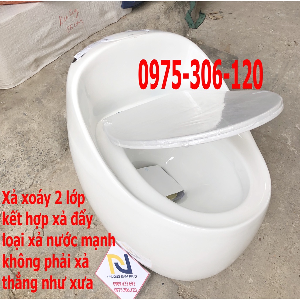 Bồn cầu trứng, bệt trứng, bồn cầu một khối, bệt liền khối 935TNA NA.GRAND