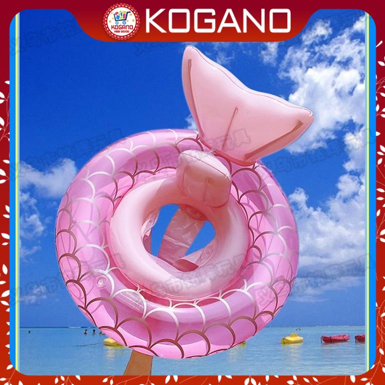 Phao Bơi Cho Bé KOGANO Phao Bơi Trẻ Em Xỏ Chân Chống Lật An Toàn Bơi Lội Đuôi Nàng Tiên Cá SS-001264