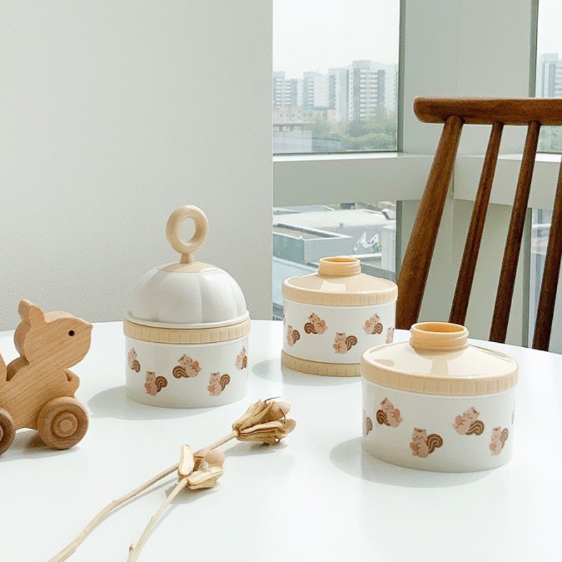 Bình đựng sữa bột Hộp chia sữa bột phong cách Hàn Quốc cho mẹ và bé mesocshop
