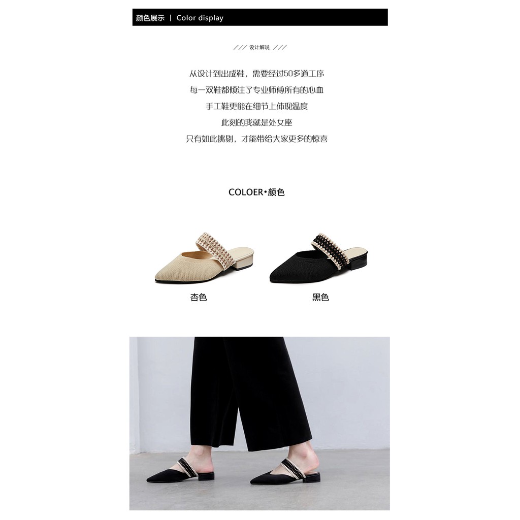 Dép Bít Mũi Phối Lông Xù Phong Cách Trẻ Trung Dành Cho Nữ | BigBuy360 - bigbuy360.vn