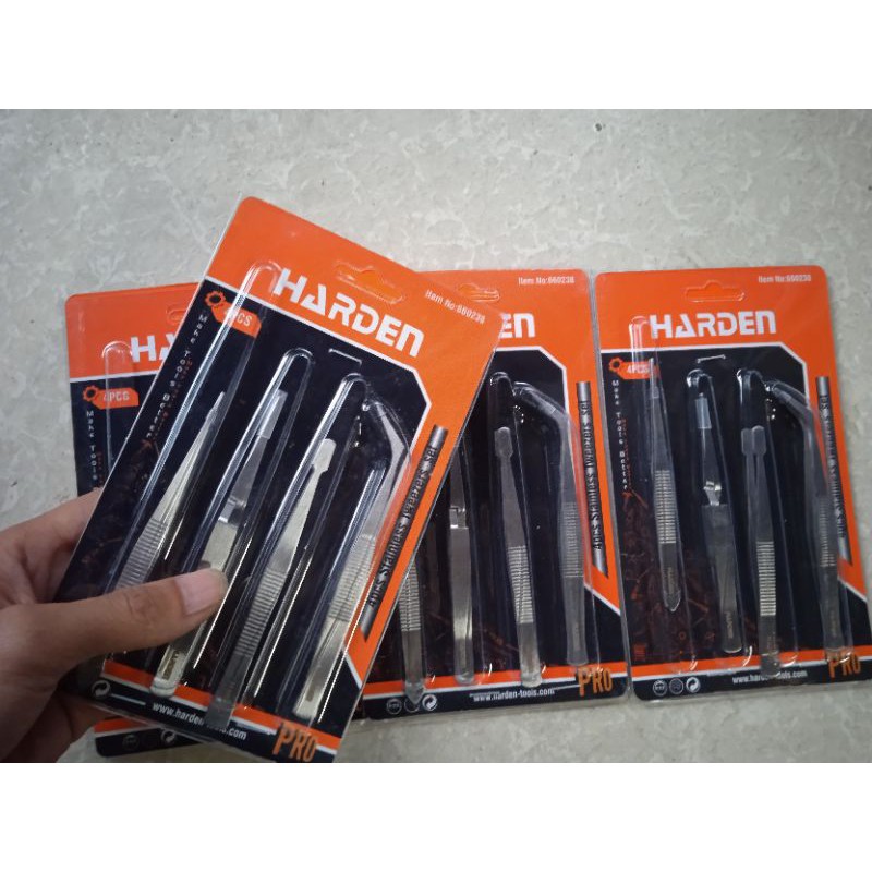 BỘ DỤNG CỤ GẮP LINH KIỆN 4 CHI TIẾT HARDEN