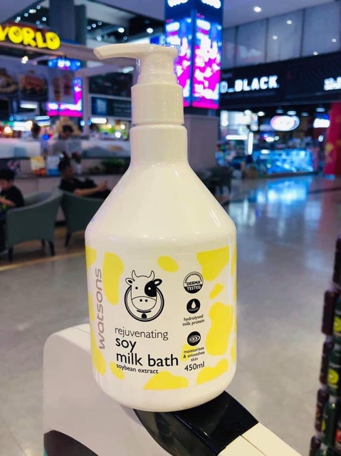 Sữa Tắm Bò Watsons MÀU VÀNG 450ml Thái Lan