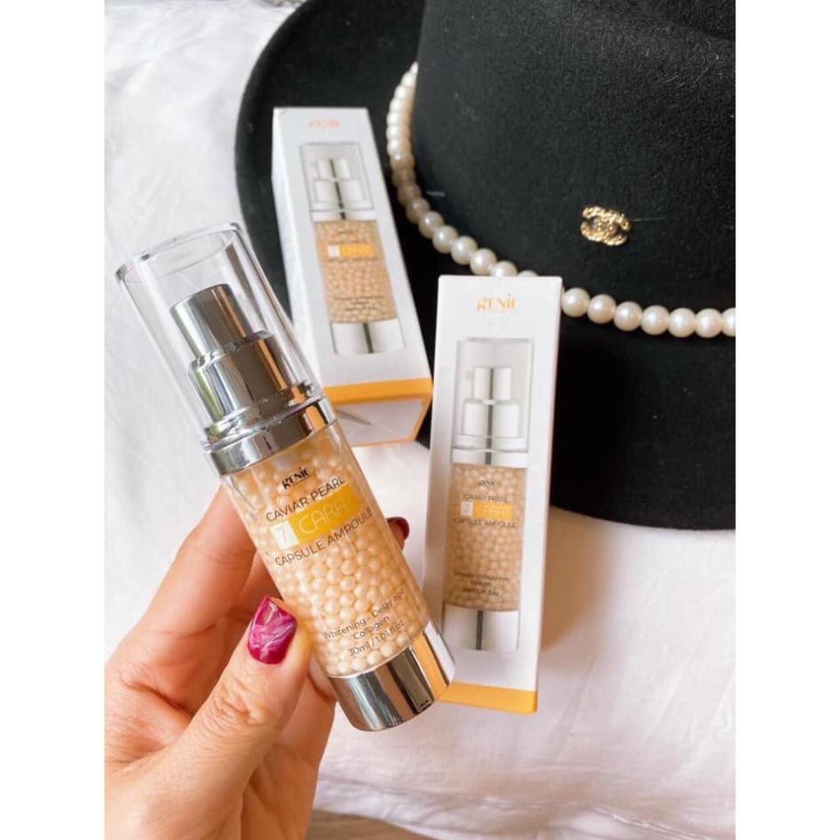TINH CHẤT TRỨNG CÁ HỒI NGỌC TRAI GENIE CAVIAR PEARL AMPOULE