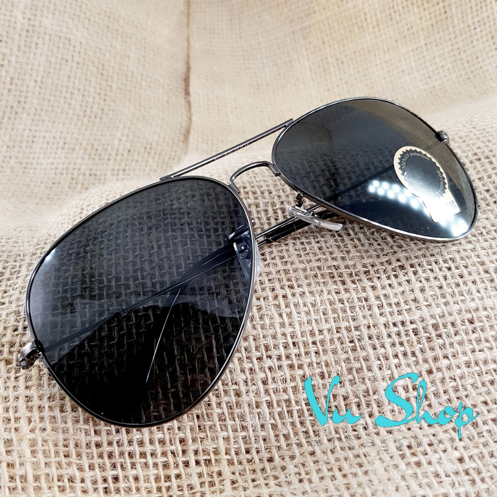 Kính phi công nam - Tròng thủy tinh