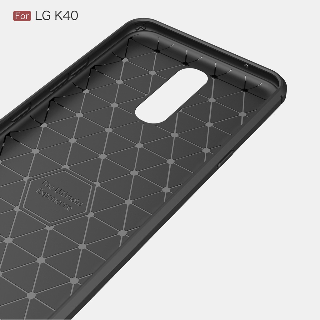 Ready stock LG X4 2019 K40 G7 Q7 plus Stylo5 phone Carbon fiber Soft case