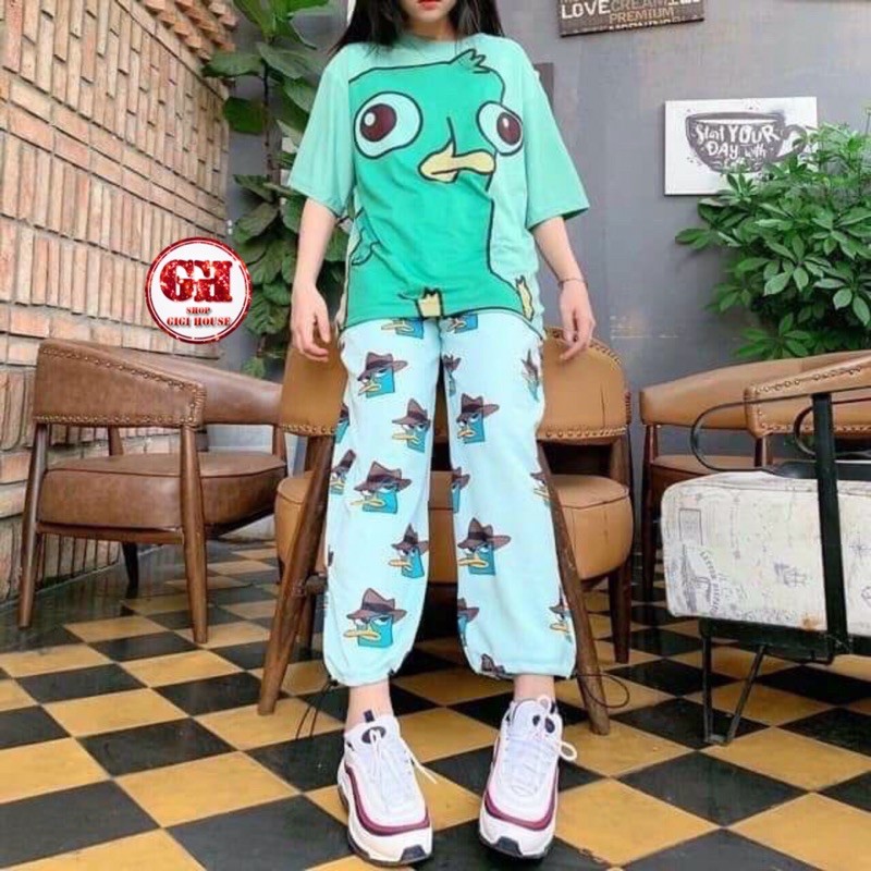 FREESHIP 50K - Quần Cartoon In Hình Siêu Mịn, Rõ Nét Unisex - QHOATHINHVIT
