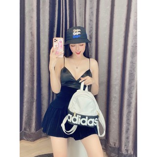 Balo mini phối trăngs đen Adidas[full tag code]