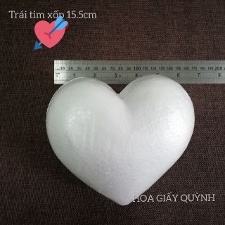QUẢ TIM XỐP ( 13 và 15cm)
