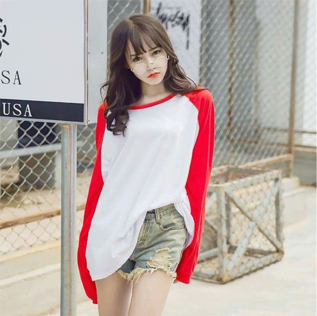 Áo Thun Raglan Dài Tay (Màu 7 - 12) | BigBuy360 - bigbuy360.vn