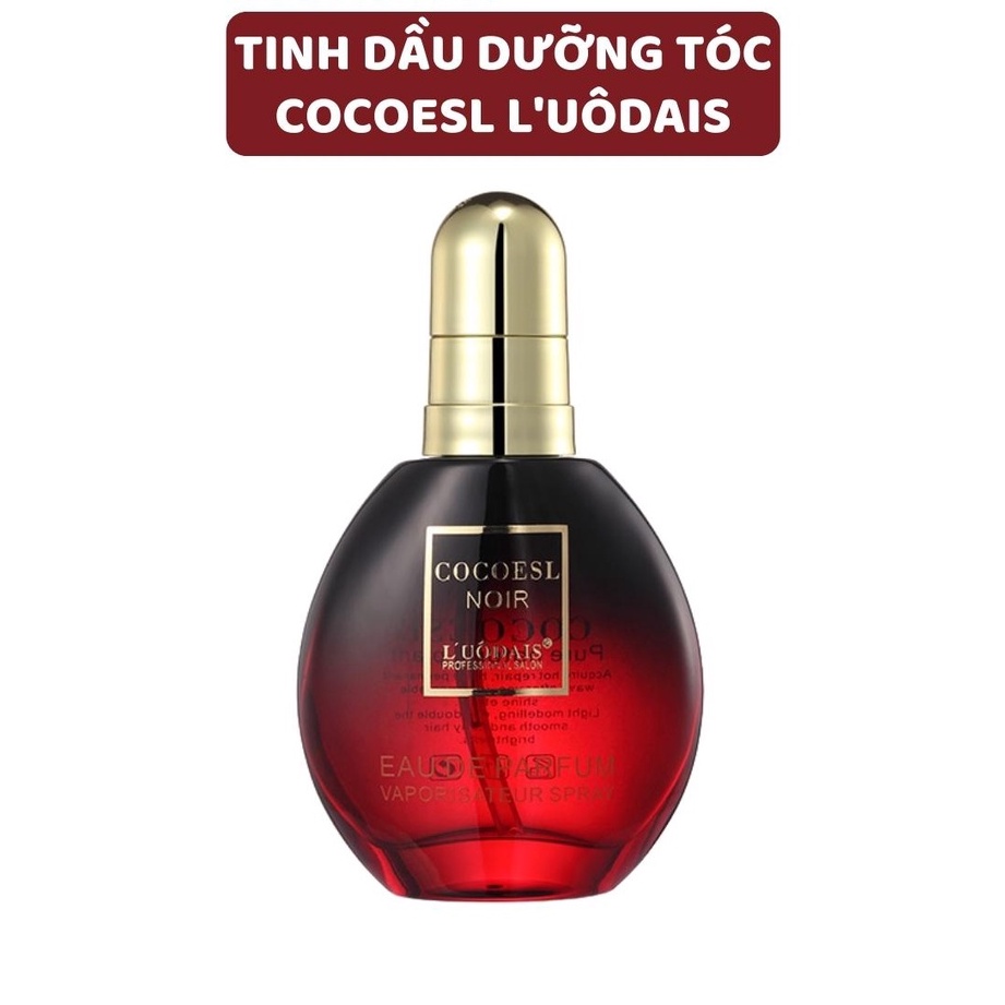 Tinh dầu dưỡng tóc L UÔDAIS đỏ 80ml Cocoesl Noir Serum Phục hồi Tóc uốn